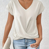 Ziva | Camiseta Casual com Decote em V