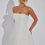 Vestido Mini Beatrice - Marfim