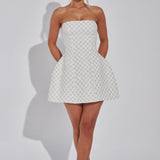 Vestido Mini Beatrice - Marfim