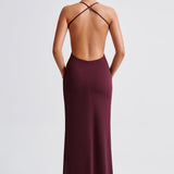 Vestido Maxi Beatrix - Verniz Cereja