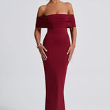 Vestido Maxi Belinda - Burgundy