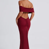 Vestido Maxi Belinda - Burgundy