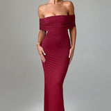 Vestido Maxi Belinda - Burgundy