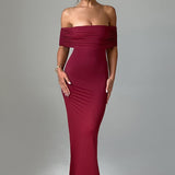 Vestido Maxi Belinda - Burgundy