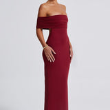 Vestido Maxi Belinda - Burgundy