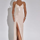Vestido Maxi Bells - Nude