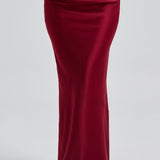 Saia Maxi Bernadette - Bordô