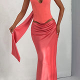 Saia Maxi Bernadette - Rosa Coral