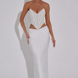 Saia Maxi Bernadette - Marfim