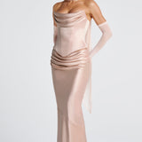 Saia Maxi Bernadette - Pêssego Suave