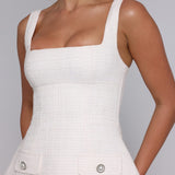 Vestido Mini Bessie - Marfim