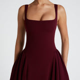 Vestido Midi Betty - Verniz Cereja