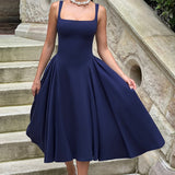 Vestido Midi Betty - Marinho