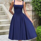 Vestido Midi Betty - Marinho