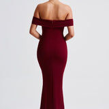 Vestido Midi Bex - Burgundy