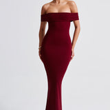 Vestido Midi Bex - Burgundy