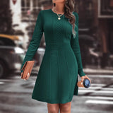 Vestido de malha Elisa – Elegância que aquece o seu estilo