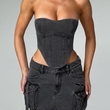 Saia Mini Billie - Lavagem Preta