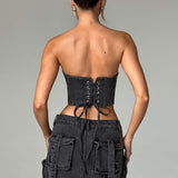 Saia Mini Billie - Lavagem Preta