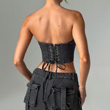 Saia Mini Billie - Lavagem Preta