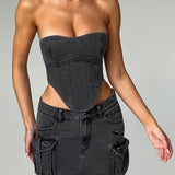 Saia Mini Billie - Lavagem Preta