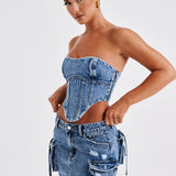 Saia Mini Billie - Lavagem Escura