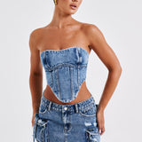 Saia Mini Billie - Lavagem Escura