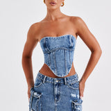 Saia Mini Billie - Lavagem Escura