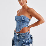 Saia Mini Billie - Lavagem Escura