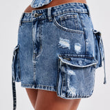 Saia Mini Billie - Lavagem Escura