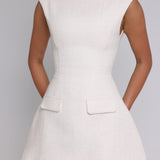 Vestido Mini Blake - Marfim