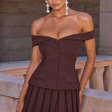 Blusa Blakely - Marrom Ameixa