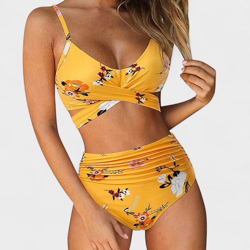 Marta - Biquíni de Cintura Alta para o Verão