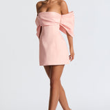 Vestido Mini Briella - Rosa Claro