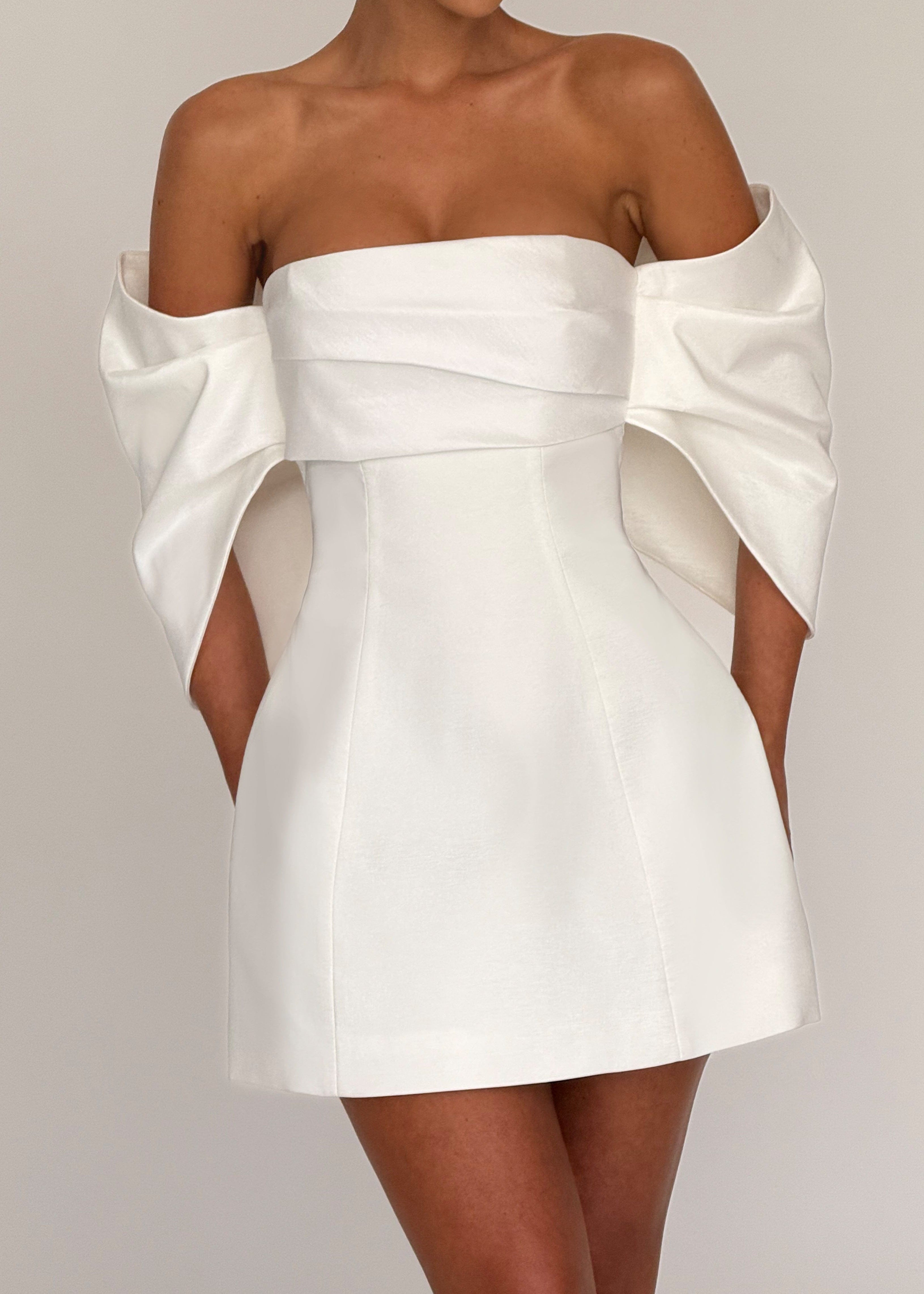 Vestido Mini Briella - Marfim