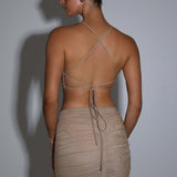 Top Brielle - Brilho Dourado