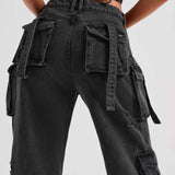 Calça Cargo Brooklyn - Preta