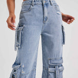 Calça Cargo Brooklyn - Azul