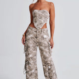 Calça Cargo Brooklyn - Estampa Camo