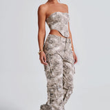 Calça Cargo Brooklyn - Estampa Camo