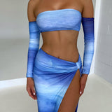 Top Brynn - Estampa Blue Haze