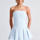 Vestido Mini Bryony - Azul