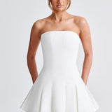 Vestido Mini Bryony - Marfim