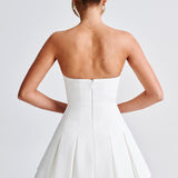 Vestido Mini Bryony - Marfim