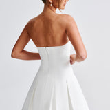 Vestido Mini Bryony - Marfim