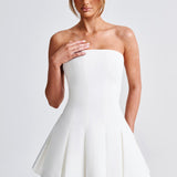 Vestido Mini Bryony - Marfim