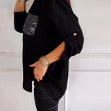 Ana - Blusa casual com botões