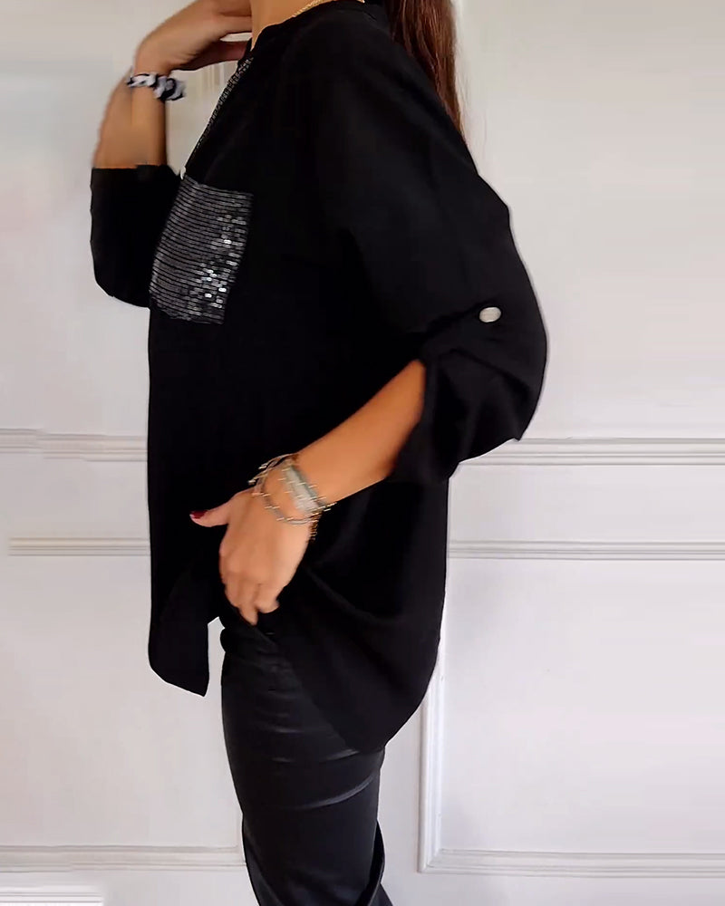 Ana - Blusa casual com botões