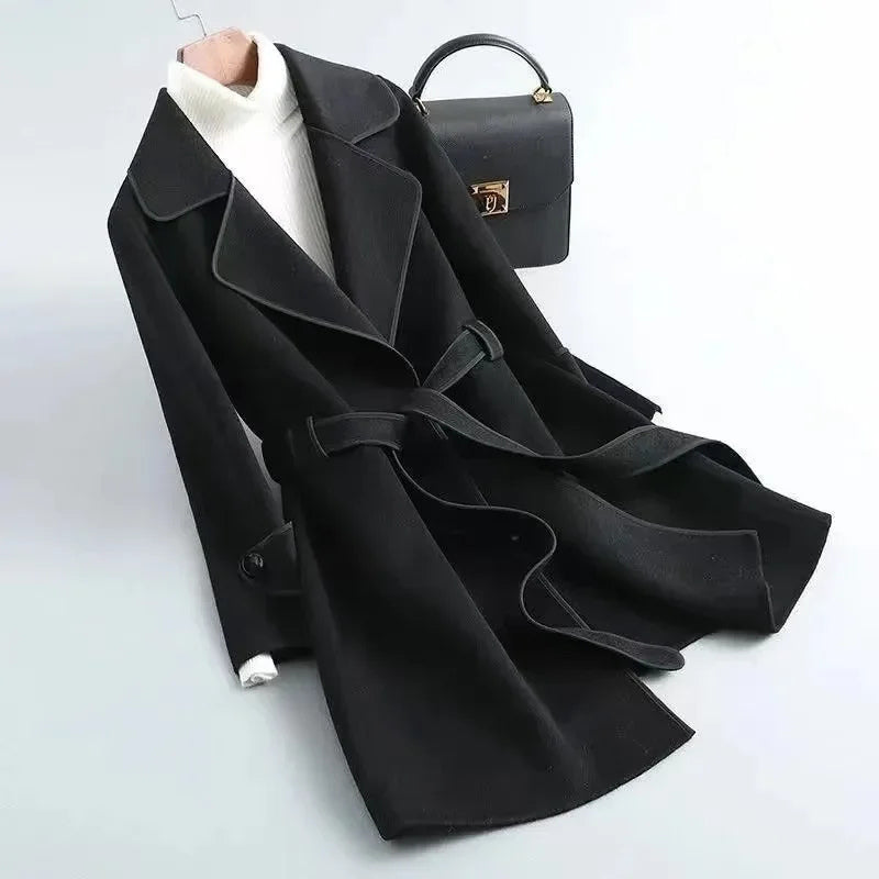 Casaco longo ÉLODIE — Elegância que nunca passa de moda