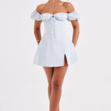 Vestido Mini Caitlyn - Azul